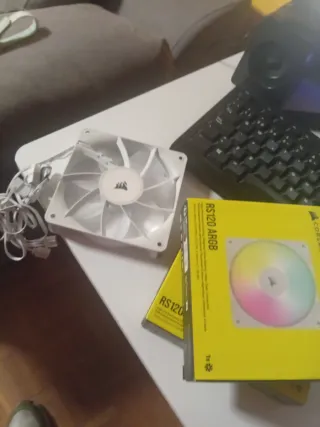 CORSAIR RS120 ARGB 120 mm PWM Ventiladores pack 2