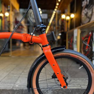 Brompton G-Line M8R Orange con Portabultos