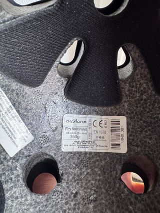 Casco Oxelo Skate Roller Patines Negro Flores