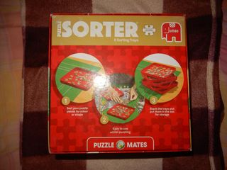 Juego de bandejas Jumbo para clasificar puzzles