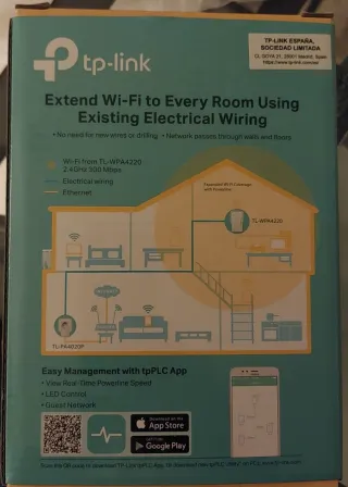 TP-Link AV600 Extensor Red Wi-Fi