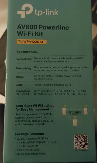 TP-Link AV600 Extensor Red Wi-Fi