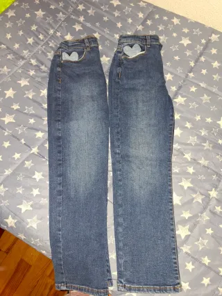 Pack 2 Vaqueros Niña Vertbaudet Talla 10 140cm