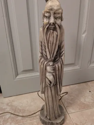 Lampada da terra in alabastro