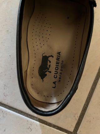 Mocassini La Cuoieria Pelle Neri Tg 39