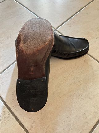 Mocassini La Cuoieria Pelle Neri Tg 39