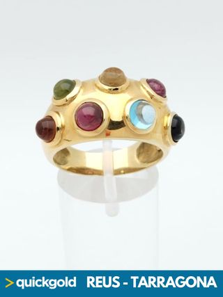 035-01-00764 ANILLO ORO 18K GRANDE T23