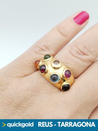 035-01-00764 ANILLO ORO 18K GRANDE T23