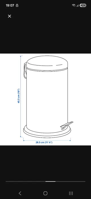 2 Cubos Basura IKEA 12L