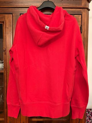 Felpa con cappuccio Franklin Marshall rossa