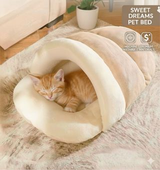 Sacco termico per gatti e cani beige