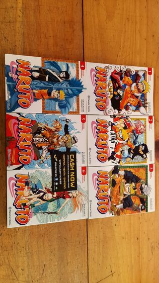 MASASHI KISHIMOTO - NARUTO ESPAÑOL PACK 6 MANGAS