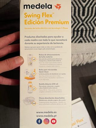 Sacaleches Medela Swing Flex Edición Premium