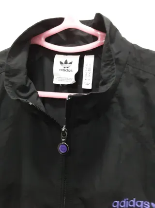 Chaqueta Adidas cremallera Talla M.negro