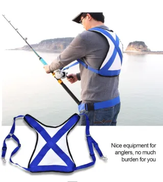 Chaleco de pesca para sujeción de caña