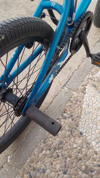 Bicicleta BMX blu Btwin X-Up