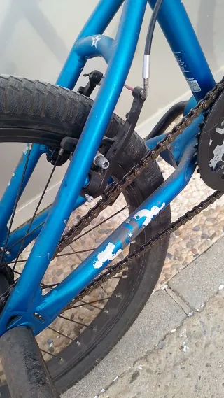 Bicicleta BMX blu Btwin X-Up