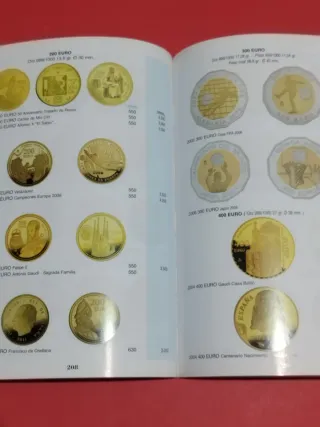 Catálogo Monedas Españolas y Unión Europea 1833-20