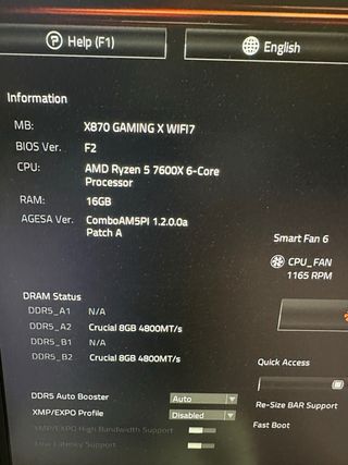 Placa Base Gigabyte X870 GAMING X WIFI7#016760