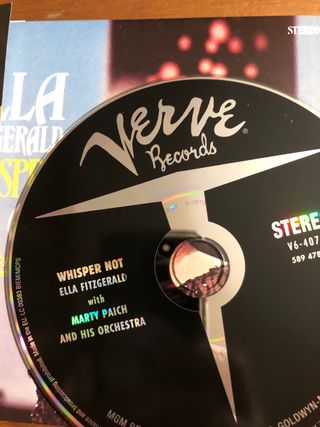 CD Ella Fitzgerald Whisper Not Verve Jazz