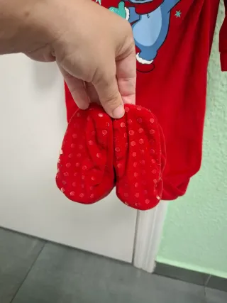 Pijama bebé Stitch navideño