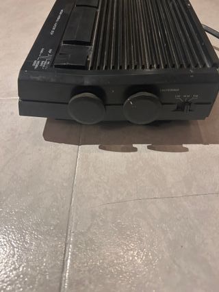 Radiosveglia Saba Vintage Nera