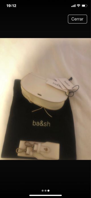 Bolso Ba&Sh blanco nuevo
