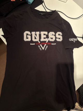 Camiseta Guess Negra Talla M