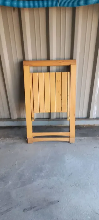 Sillas de madera plegables