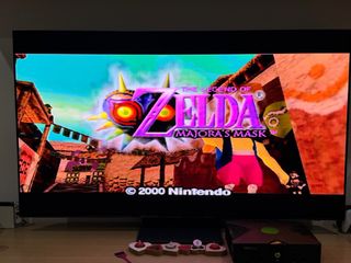 Xbox Clásica Negra + Mandos y Cables