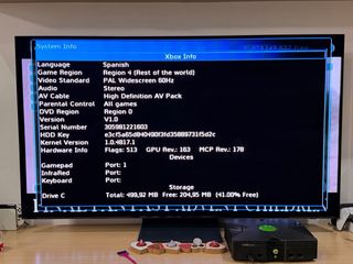 Xbox Clásica Negra + Mandos y Cables