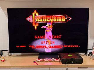 Xbox Clásica Negra + Mandos y Cables