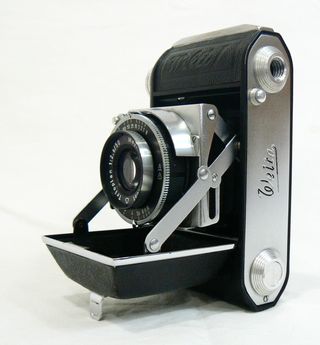 Antigua WELTA Welti l cámara de fuelle 1935