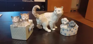 Figuras Lladro Perros y Gatos
