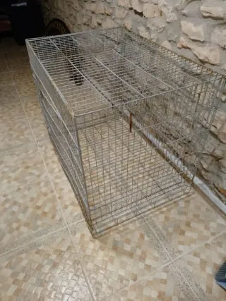 Jaula plegable para perros grande