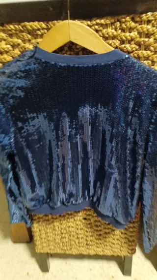 Chaqueta fiesta lentejuelas H&M Talla 42