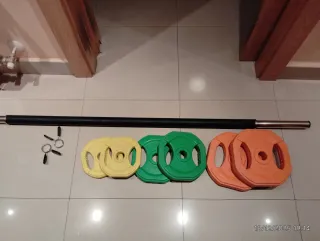 Barra y discos Body Pump