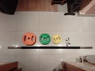 Barra y discos Body Pump