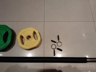 Barra y discos Body Pump