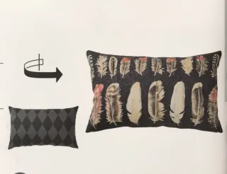 2 Fundas Cojín Ikea Maylinn 40x65cm