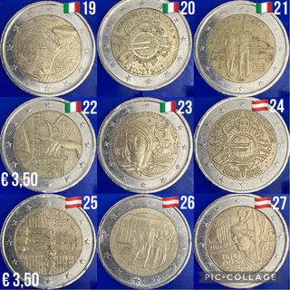 Monete 2 Euro commemorative