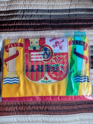 Gran bandera españa oficial de despacho militar