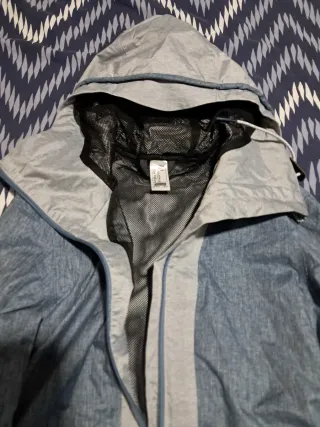 Cortavientos Quechua Azul/Gris Talla M