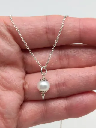 Collar Plata 925 y Perla Cultivada