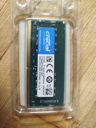Memoria RAM Crucial 8GB DDR4-2666 SODIMM
