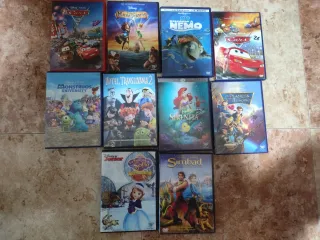 Lote 25 DVDs Disney Clásicos y Pixar