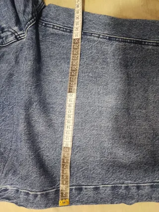 Vaquero premamá azul