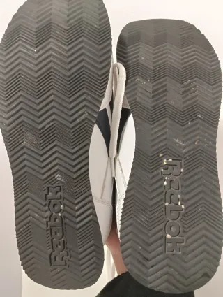 Zapatillas Reebok Ralla Azul Blancas Venta en mano