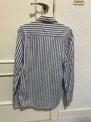 Camisa Springfield Rayas azul y blanco Talla M