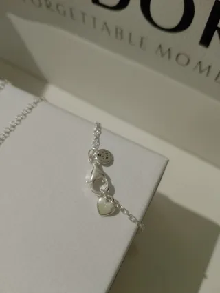 Conjunto Pandora Collar y Pendientes Infinito